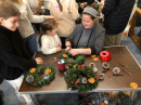 wreath making